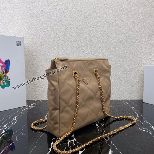 Prada專櫃新款中古拉鏈款肩背包 1BD621 普拉達Vintage中古鏈條菱格流浪包 csp1370
